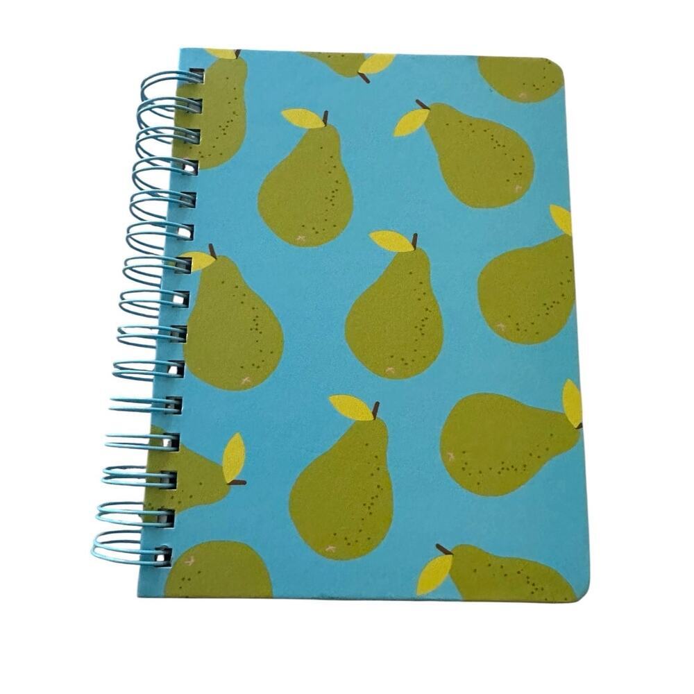 Ideo Pear Lined Twin Wire Hard Cover Journal